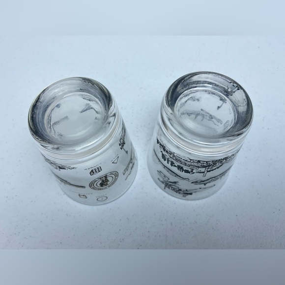 Set of 2 MCM Bar Glasses The Fraser Voyageur Symbolizing Progress Manufacturing - Picture 7 of 10